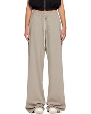 Rick Owens Taupe Tower Geth Belas Sweatpants - Natural