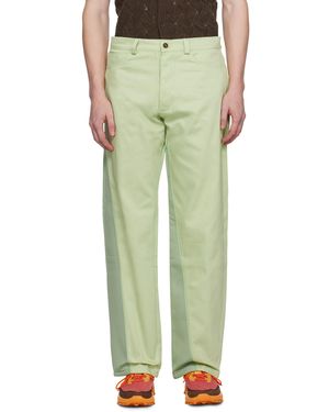 Robyn Lynch Panelled Jeans - Green