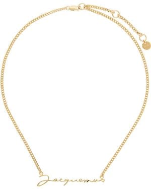 Jacquemus Les Classiques 'la Chaine ' Necklace - Natural