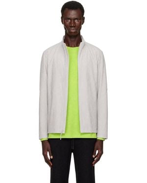 Veilance Blouson Coupe-Vent Isogon Gris - Vert