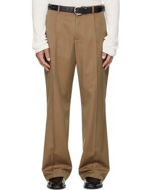 Our Legacy Tan Borrowed Chino Trousers - Natural
