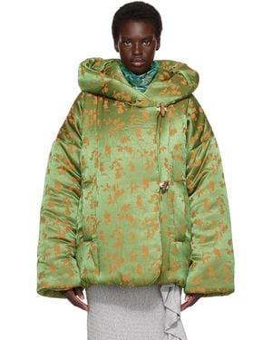 Dries Van Noten Floral Jacket - Green