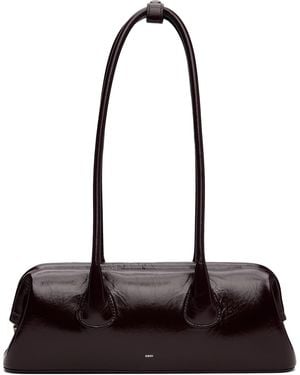 OSOI Burgundy Boat Wide Mini Bag - Black