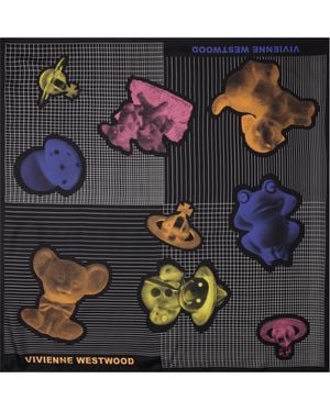 Vivienne Westwood Figurine Square Scarf - Multicolour