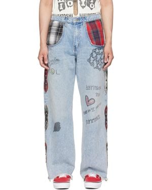 Satoshi Nakamoto Nessa Jeans - Blue