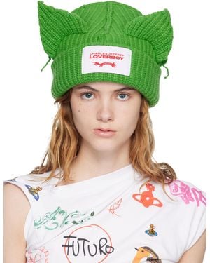 Charles Jeffrey Chunky Ears Beanie - Green