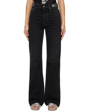 Rabanne Embellished Jeans - Black