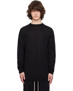 Rick Owens ブラック Temple Level オーバーサイズ セーター