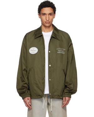 WOOYOUNGMI Khaki Nylon Coach Jacket - Green