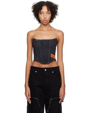 Heron Preston Washed Tank Top - Black