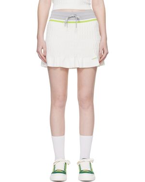 CASABLANCA Tennis Miniskirt - White