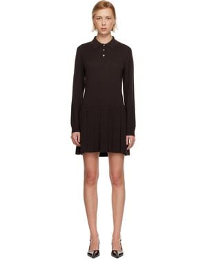 Sandy Liang Hague Jumper Minidress - Black