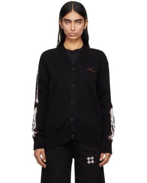 Amiri Bones Cardigan - Black