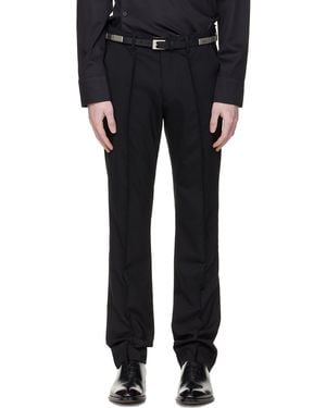 HODAKOVA Horse Hair Suit Trousers - Black
