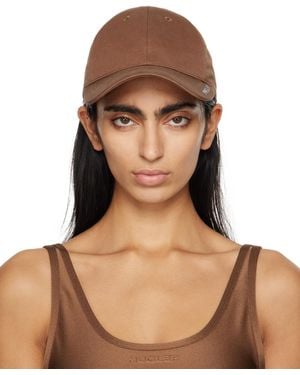 Mugler Brown Logo Cap