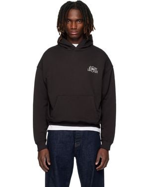 Lacoste Multi Print Fleece Hoodie - Black