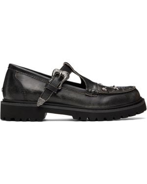 ANDERSSON BELL Western Mary Jane Loafers - Black