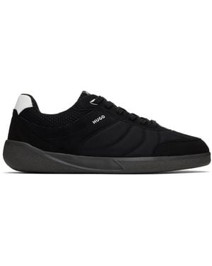 HUGO Football-Inspired Trainers - Black