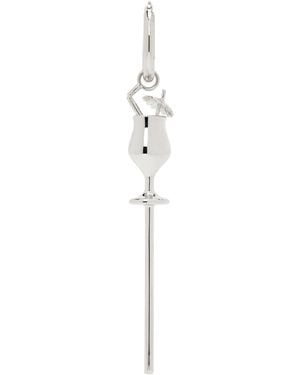 MM6 by Maison Margiela Cocktail Single Earring - Black