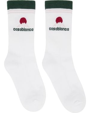 CASABLANCA Montagne Socks - White