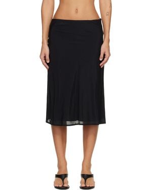 Belle Anna Lea Midi Skirt - Black