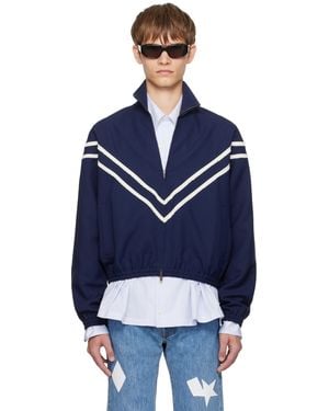 STEFAN COOKE Pinking Corded Jacket - Blue