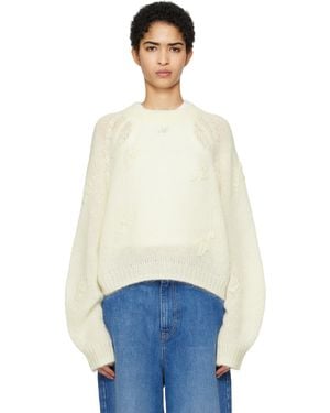 Axel Arigato Off- 'Greys Embroidered' Jumper - Blue