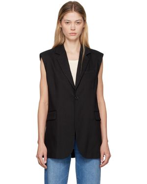 FRAME Gilet Surdimensionné Noir