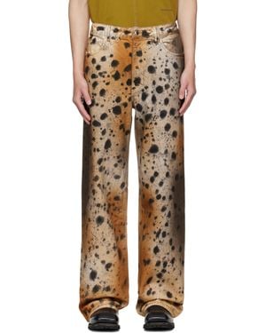 Eckhaus Latta Tan & Wide Leg Jeans - Natural