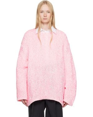 Comme des Garçons ピンク Lily Yarn セーター