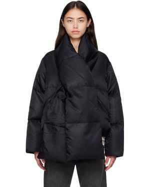MM6 by Maison Martin Margiela ブラック Scarf ダウンジャケット