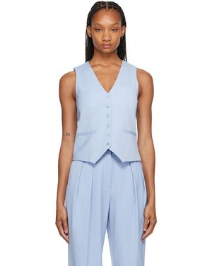 STAUD Brett Vest - Blue