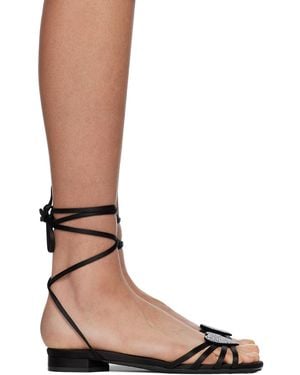 Les Petits Joueurs Kaia Flat Sandals - Brown