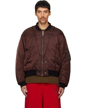 Maison Margiela Reversible Bomber Jacket - Red
