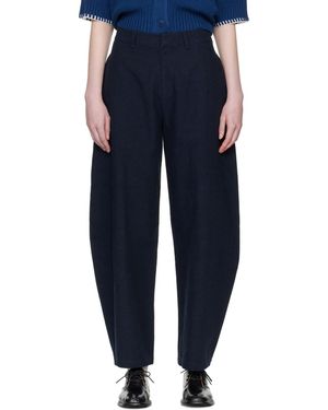 YMC Pantalon Bleu Marine
