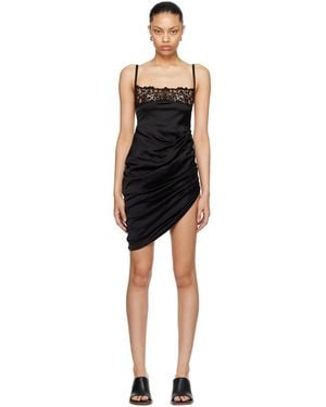 Jacquemus La Saudade Brodée Mini Dress - Black