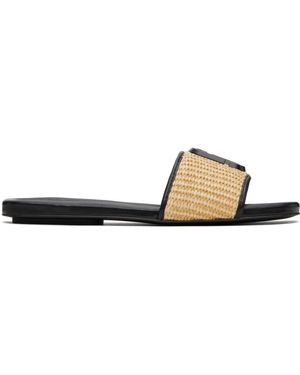 Marc Jacobs 'The J Marc Woven' Sandals - Black