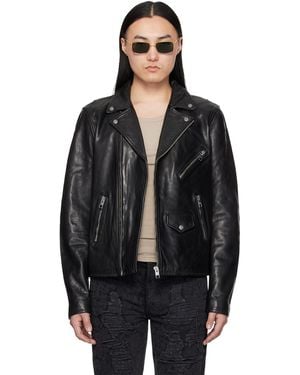 Ksubi Capitol Leather Jacket - Black