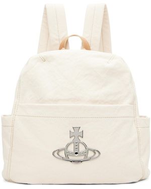 Vivienne Westwood George Medium Backpack - Natural