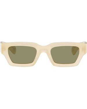 Jil Sander Off- Oliver Peoples 'Edition 6' Rectangular Sunglasses - Black
