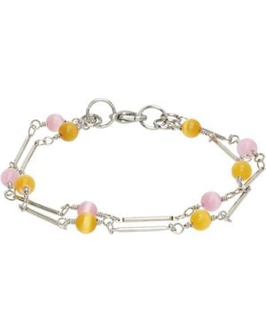 Our Legacy 'Fabricated Pearl' Bracelet - Black