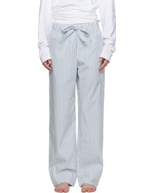 Tekla Poplin Pyjama Trousers - Black