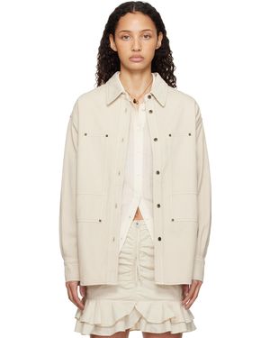 Isabel Marant ベージュ Okely デニムジャケット - ナチュラル