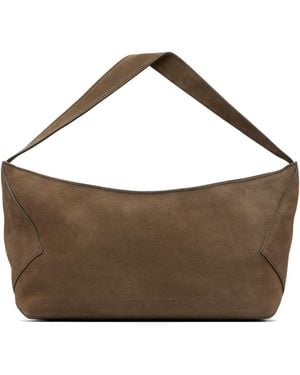 Studio Nicholson Khaki Hagu Suede Bag - Brown