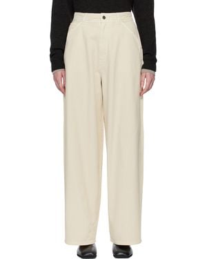 Lemaire Off- Large Jeans - Natural