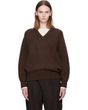 NOTHING WRITTEN Pound Alpaca Sweater - Brown