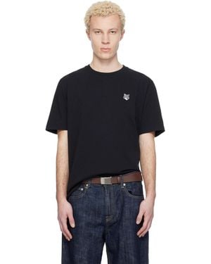 Maison Kitsuné Fox Head Comfort T-Shirt - Black