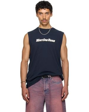 Martine Rose Ssense Exclusive Double T-Shirt - Blue