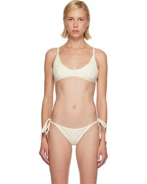 TOTEME Off- Scoop Bikini Top - Natural