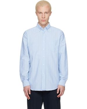 Noah Lightweight Oxford Shirt - Blue